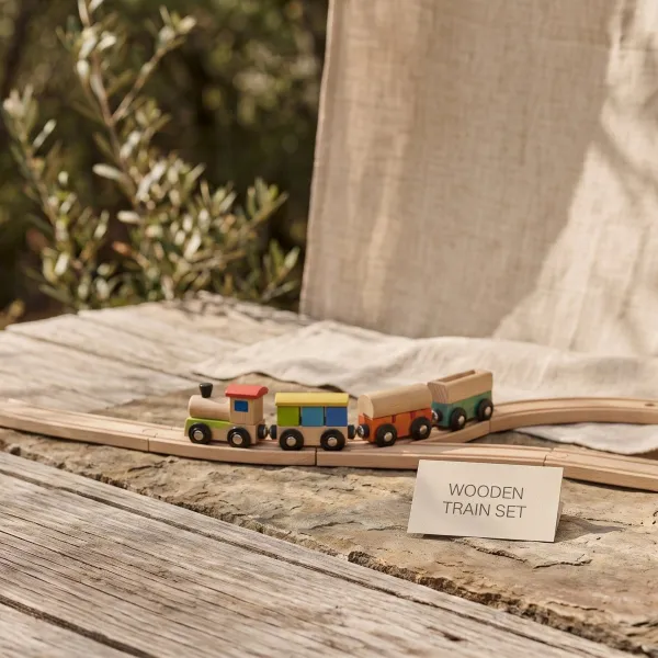 Wooden Train Set